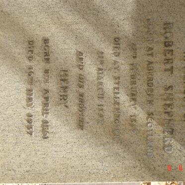 SHEPHERD Robert 1859-1897 :: SHEPHARD Henry 1861-1937