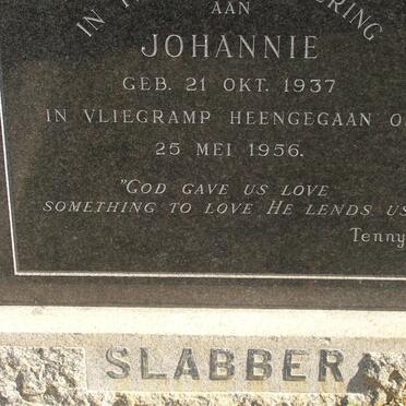 SLABBER Johannie 1937-1956