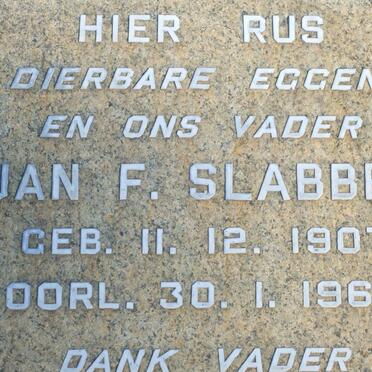 SLABBER Jan F. 1907-1960