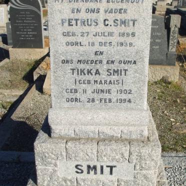 SMIT Petrus C. 1895-1939 &amp; Tikka MARAIS 1902-1994