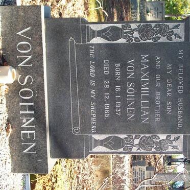 SOHNEN Maximillian, von 1937-1965