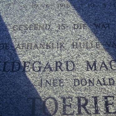 TOERIEN Louwrens Izak  1916-1993 &amp; Hildegard MACKENZIE nee DONALD 1921-2007 :: TOERIEN Peter Frank 1958-1985_3