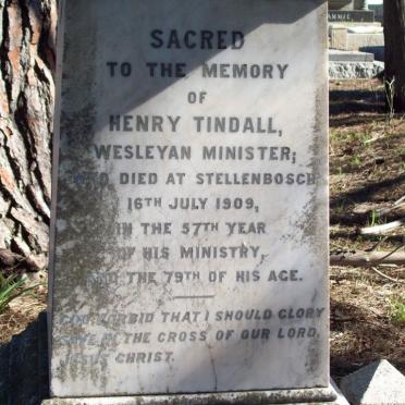 TINDALL Henry -1909