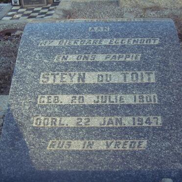TOIT Steyn, du 1901-1947