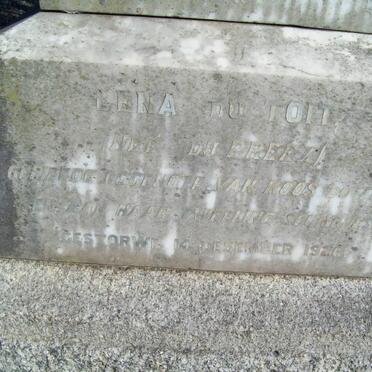 TOIT Lena, du nee DU PREEZ -1926