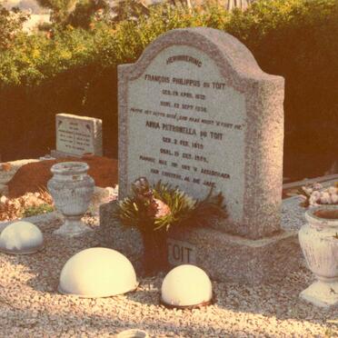 TOIT Francois Philippus, du 1872-1936 &amp; Anna Petronella DEMPERS 1879-1959