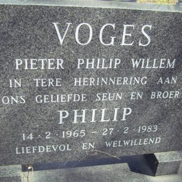 VOGES Pieter Philip Willem 1965-1983