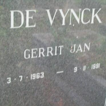 VYNCK Gerrit Jan, de 1963-1991