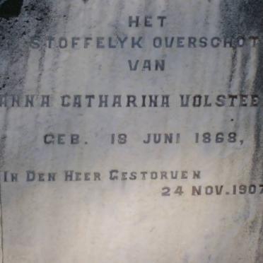 VOLSTEEDT Anna Catharina 1868-1904