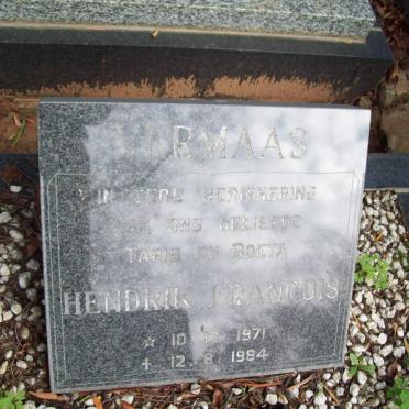 VERMAAS Hendrik Francois 1971-1984