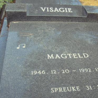 VISAGIE Magteld 1946-1992