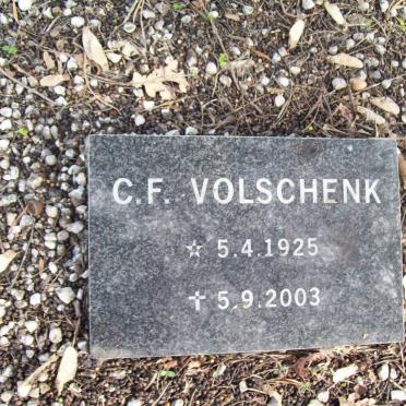 VOLSCHENK C.F. 1925-2003