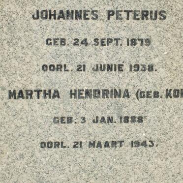 VILJOEN Johannes Petrus 1879-1938 &amp; Martha Hendrina KOK 1888-1943_1