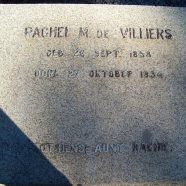 VILLIERS Rachel, de 1858-1934