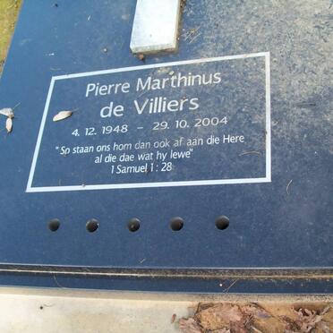 VILLIERS Pierre Marthinus, de 1948-2004