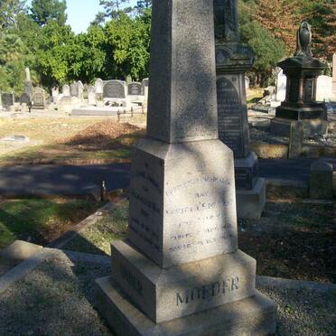 WAAL Tielman J., de 1867-1926 &amp; Hester A.F. THERON 1871-19?9