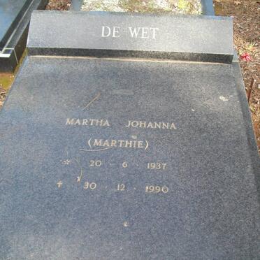 WET Martha Johanna, de 1937-1990
