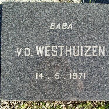 WESTHUIZEN, v.d. -1971