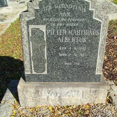 ZYL Pieter Marthinus Albertus, van 1903-1951