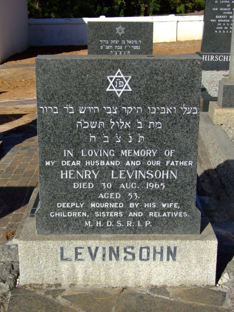 LEVINSOHN Henry -1965