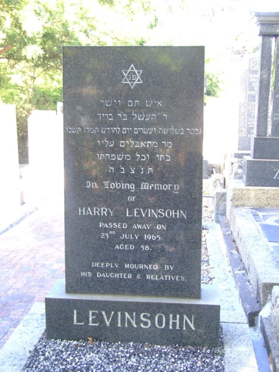 LEVINSOHN Harry -1965