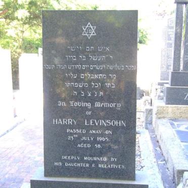 LEVINSOHN Harry -1965