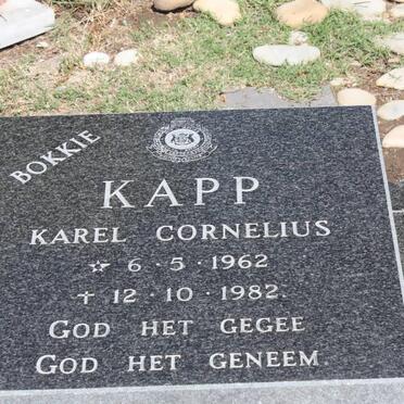 KAPP Karel Cornelius 1962-1982