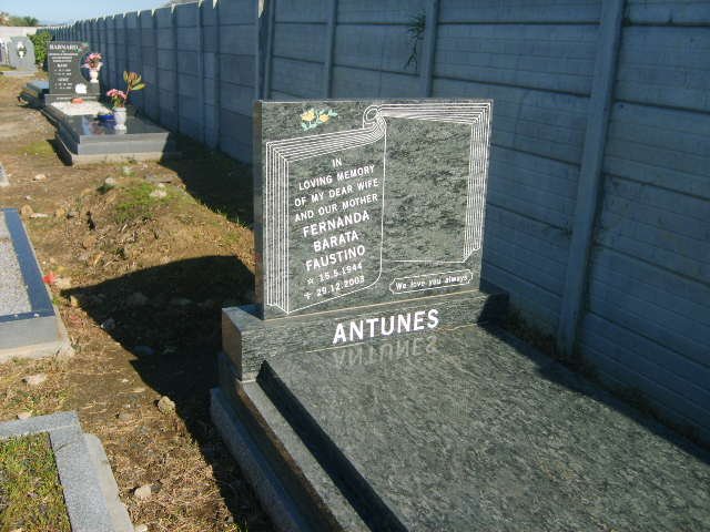 ANTUNES Fernanda Barata Faustino 1944-2003
