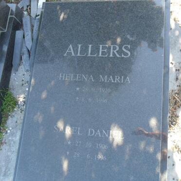 ALLERS Sarel Daniel 1906-1996 &amp; Helena Maria 1910-1996