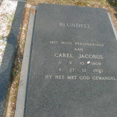 BLUNDELL Carel Jacobus 1909-1990