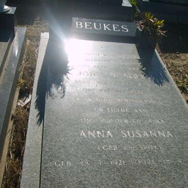 BEUKES Anna Susanna nee V.D. SPUY 1921-19??