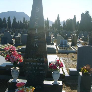 BESTER Dirk Jacobus Adriaan 1948-1988