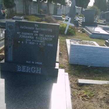 BERGH Johanna Elizabeth nee STEENKAMP 1935-1986