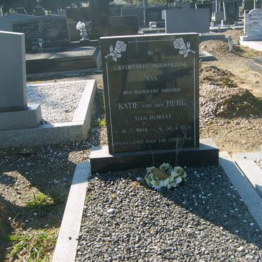 BERG Katie, van den nee DUMAS 1904-1979