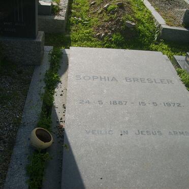 BRESLER Sophia 1887-1972