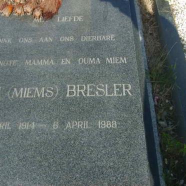 BRESLER Mimi 1914-1988