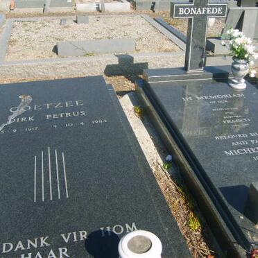 BONAFEDE Michelangelo 1930-2007 &amp; Frances ??-??