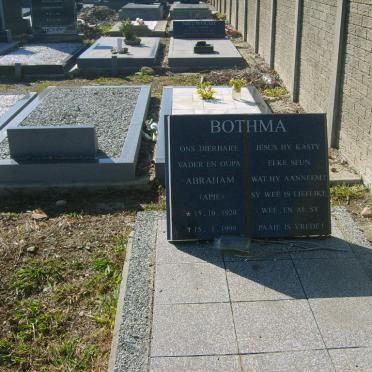 BOTHMA Abraham 1920-1999