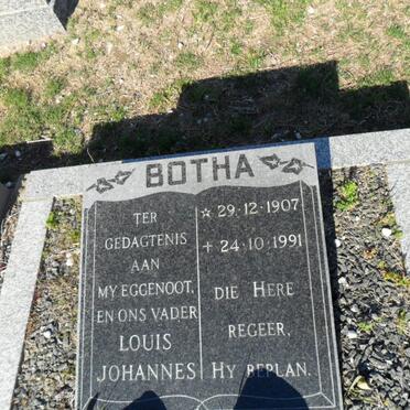 BOTHA Louis Johannes 1907-1991