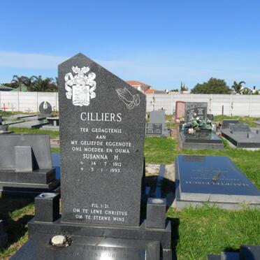 CILLIERS Susanna H. 1912-1993