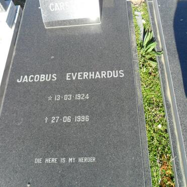 CARSTENS Jacobus Everhardus 1924-1996