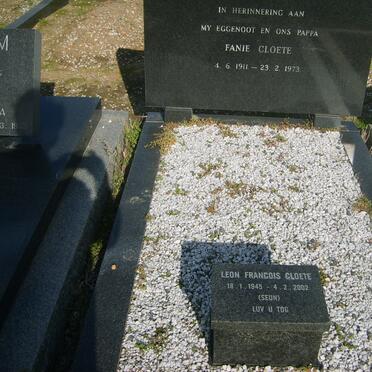 CLOETE Leone Francois 1945-2002
