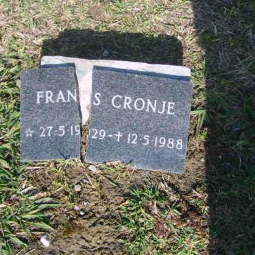 CRONJE Frans 1029-1988