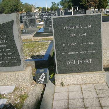 DELPORT Christina J.M. nee VLOK 1882-1969
