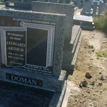 DOMAN Leonard Arthur 1960-2001