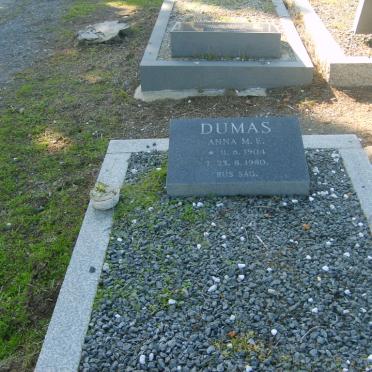 DUMAS Anna M.E. 1904-1980