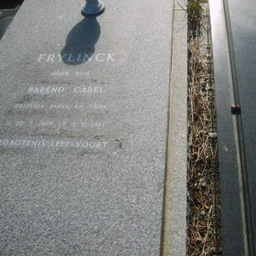 FRYLINCK Barend Carel 1899-1987