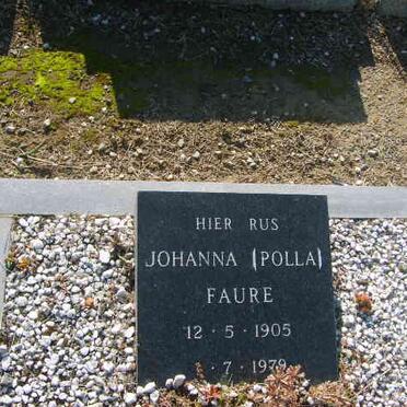 FAURE Johanna 1905-1979