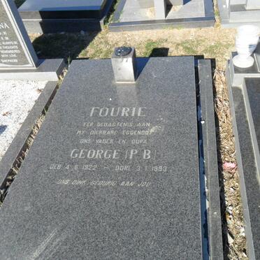 FOURIE P.B. 1922-1993