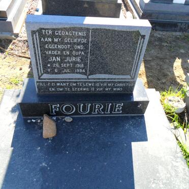 FOURIE Jan Jurie 1918-1994